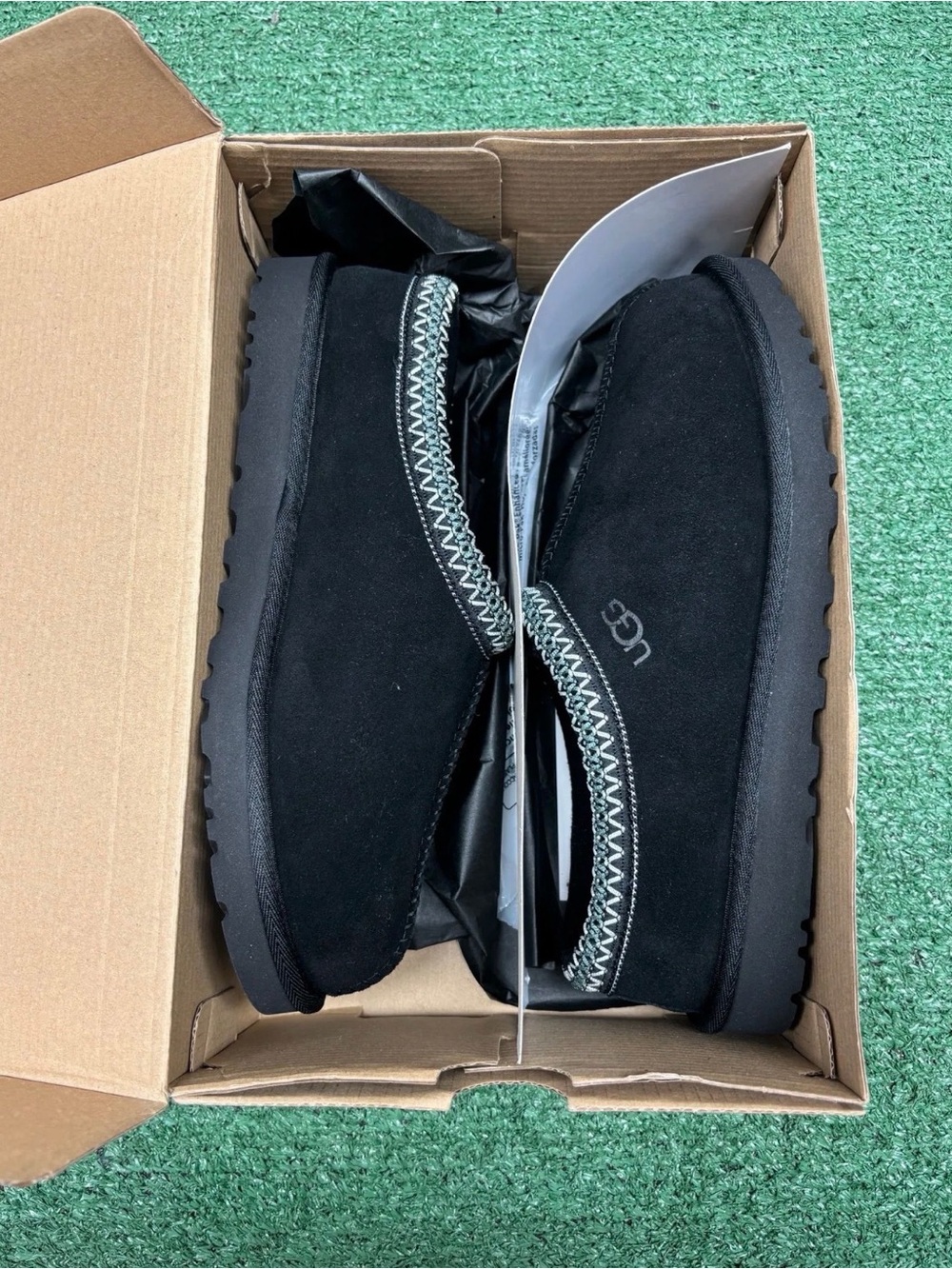 UGG TASMAN II SLIPPER BLACK SIZE 9 - Picture 8 of 9